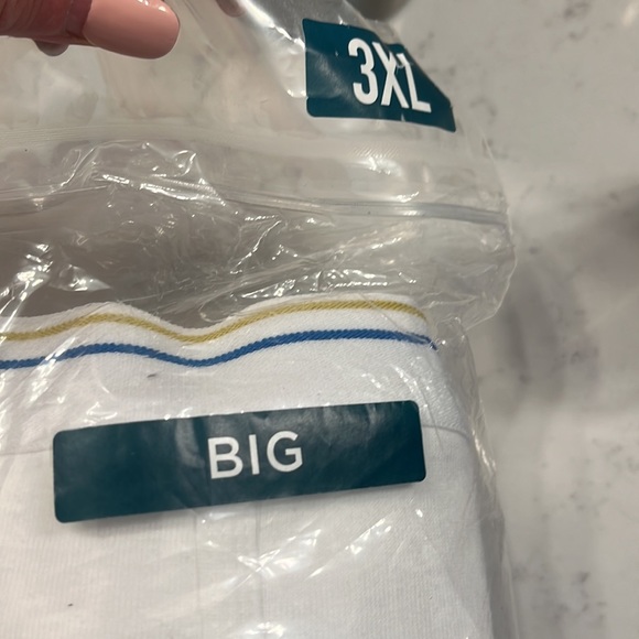 Men’s white briefs Stafford JC Penny’s 3XL 6 pairs - Picture 2 of 3